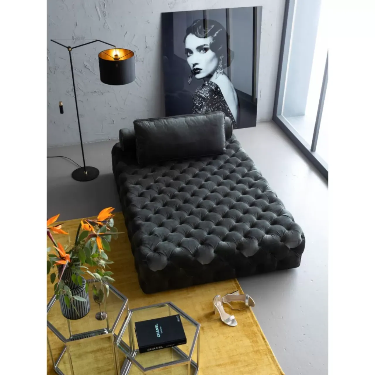 KARE Design Bilder-Bild Glas Beauty Lady 120X150Cm