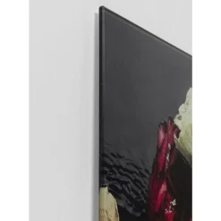 KARE Design Bilder-Bild Glas Flower Art Lady 80X80Cm