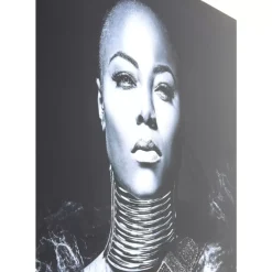 KARE Design Bilder-Bild Glas Lady Knight 100X150Cm