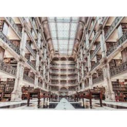 KARE Design Bilder-Bild Glas Library 150X100Cm