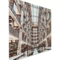KARE Design Bilder-Bild Glas Library 150X100Cm