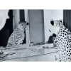 KARE Design Bilder-Bild Glas Metallic Gepard 100X150