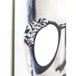 KARE Design Bilder-Bild Glas Metallic Girlie 120X120Cm