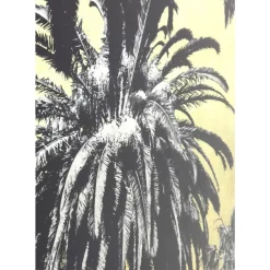KARE Design Bilder-Bild Glas Metallic Palms 180X120Cm