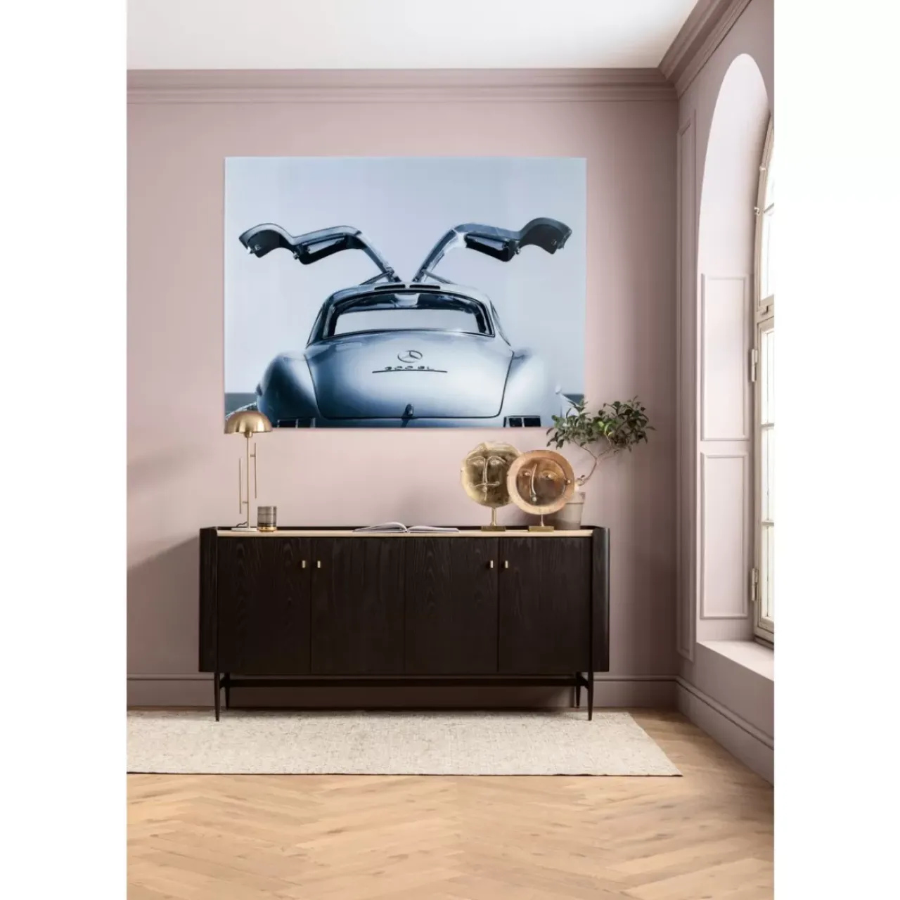 KARE Design Bilder-Bild Glas Oldtimer Back 160X120Cm