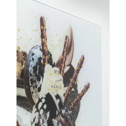 KARE Design Bilder-Bild Glas Rich Ice Cream 60X80