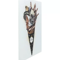 KARE Design Bilder-Bild Glas Rich Ice Cream 60X80