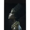 KARE Design Bilder-Bild Glas Royal Headdress Profile 100X150Cm