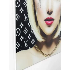 KARE Design Bilder-Bild Glas Runny Eyes 80X80