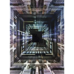KARE Design Bilder-Bild Glas Science Fiction 120X180Cm