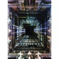 KARE Design Bilder-Bild Glas Science Fiction 120X180Cm