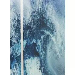 KARE Design Bilder-Bild Glas Triptychon Wave 240X160Cm (3/Set)