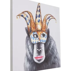 KARE Design Bilder-Bild Touched Carnival Monkey 70X70Cm