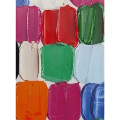 KARE Design Bilder-Bild Touched Colorful Dots 140X200Cm