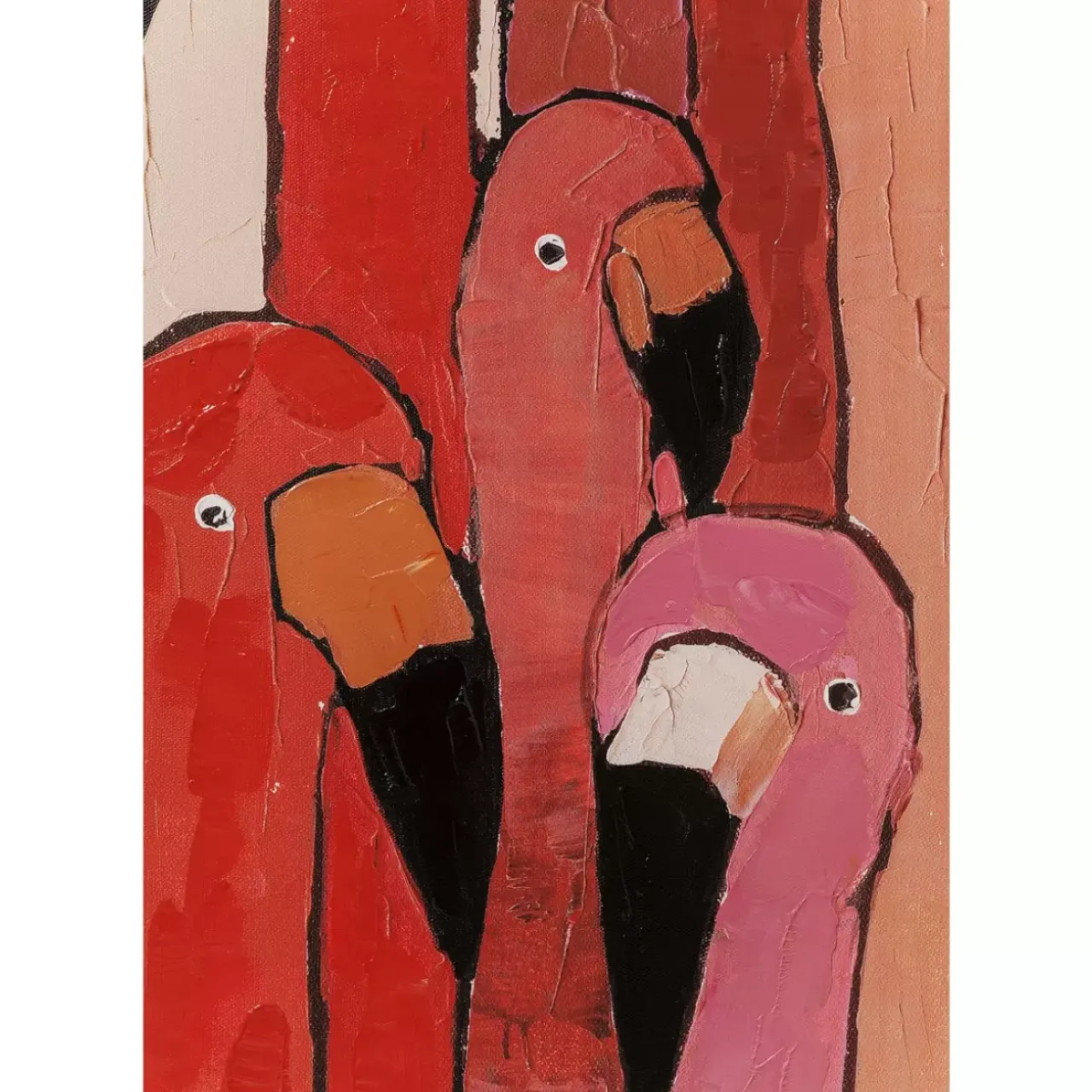 KARE Design Bilder-Bild Touched Flamingo Meeting 120X90Cm