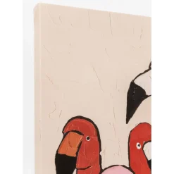 KARE Design Bilder-Bild Touched Flamingo Meeting 120X90Cm