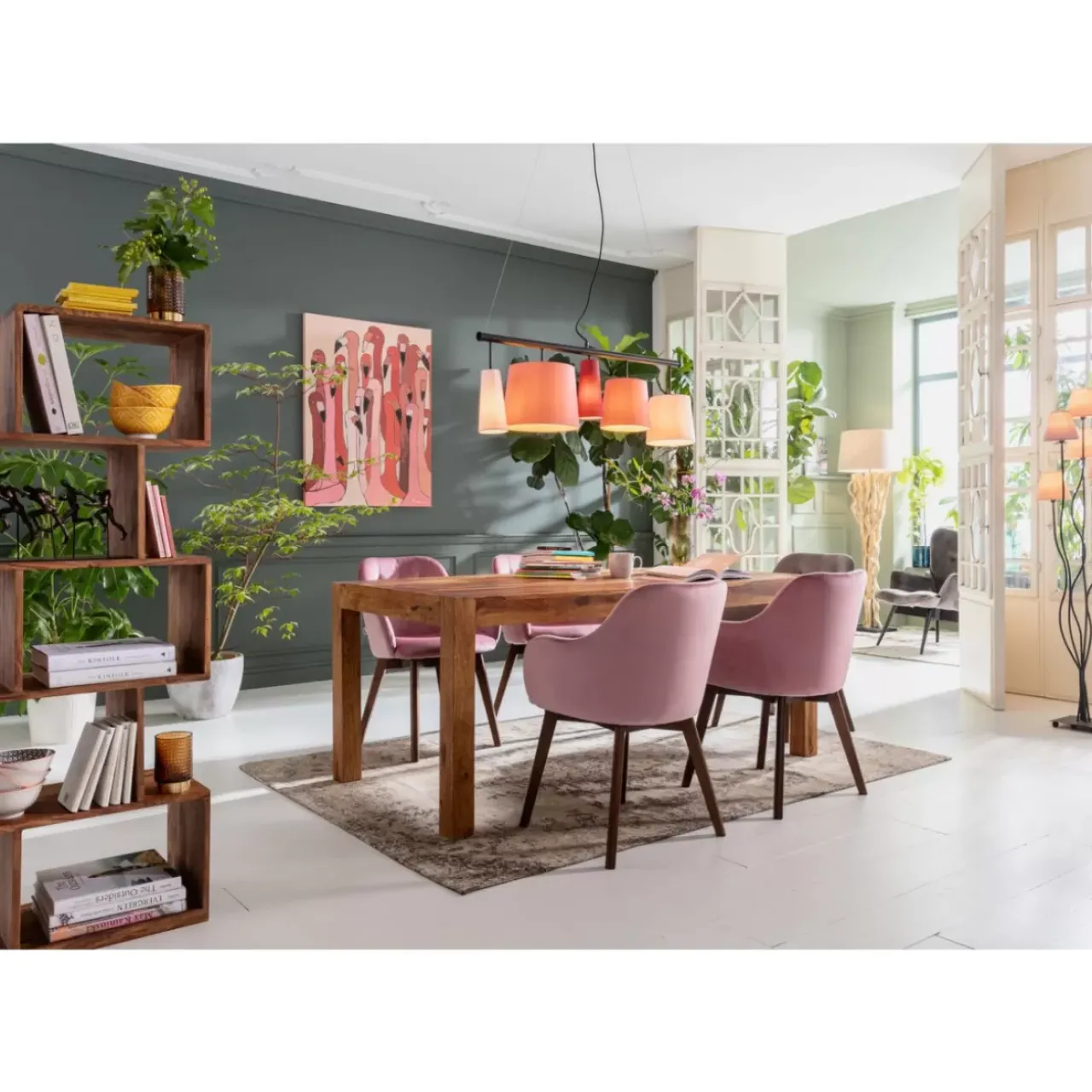 KARE Design Bilder-Bild Touched Flamingo Meeting 120X90Cm