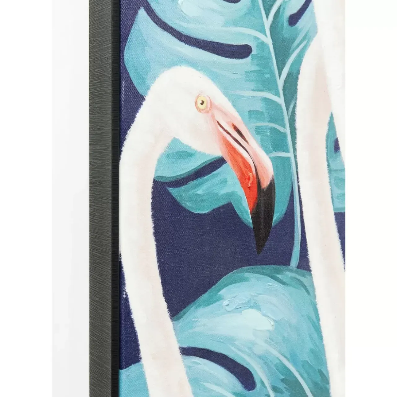 KARE Design Bilder-Bild Touched Flamingo Road Schwarz 122X92Cm