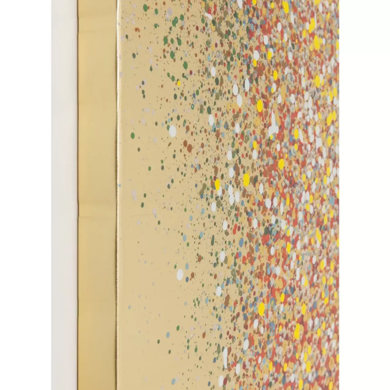 KARE Design Bilder-Bild Touched Flower Boat Gold Rot 120X160Cm