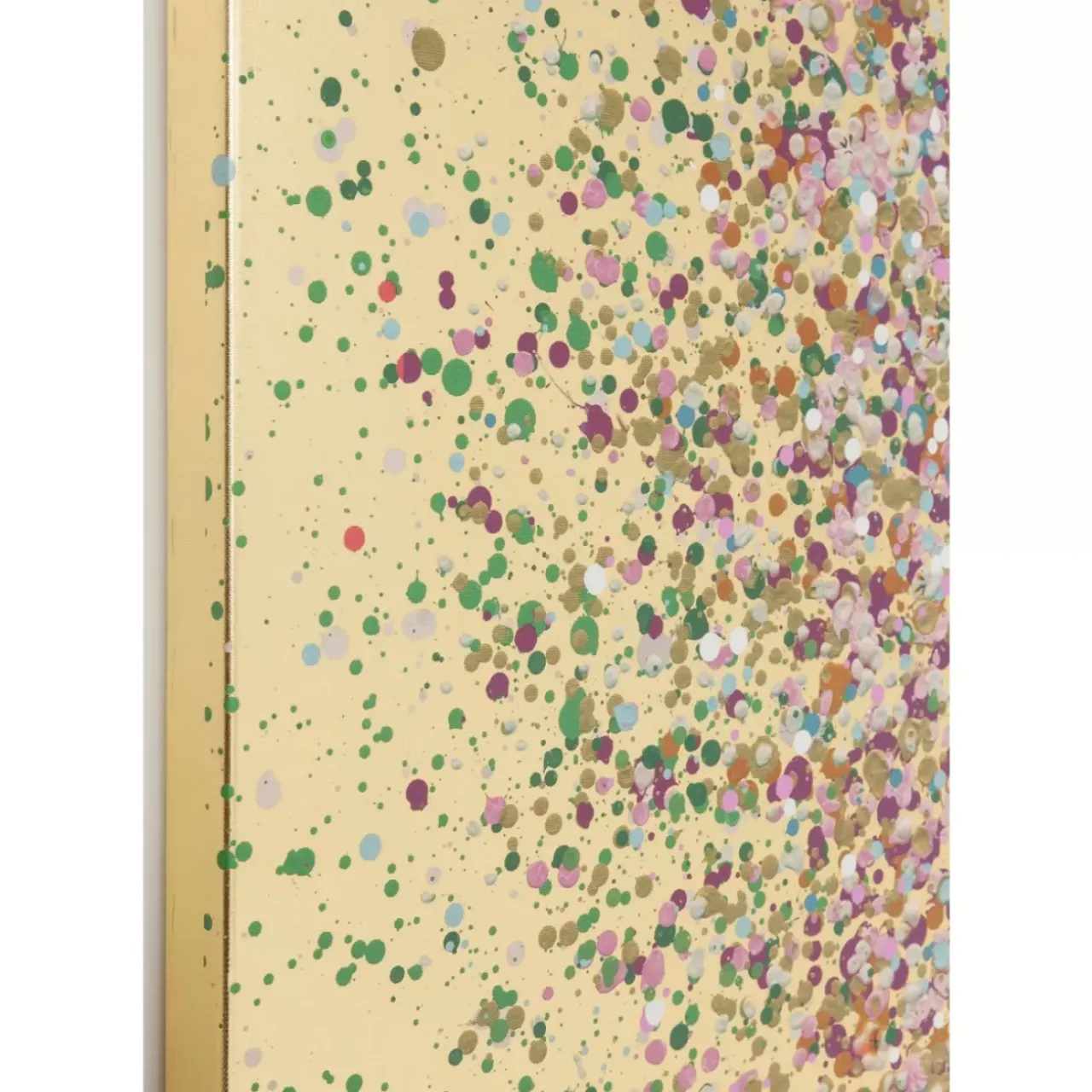 KARE Design Bilder-Bild Touched Flower Boat Gold Pink 100X80Cm