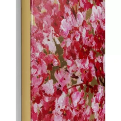 KARE Design Bilder-Bild Touched Flower Couple Gold Pink 160X120Cm