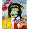 KARE Design Bilder-Bild Touched Show Monkey 120X90