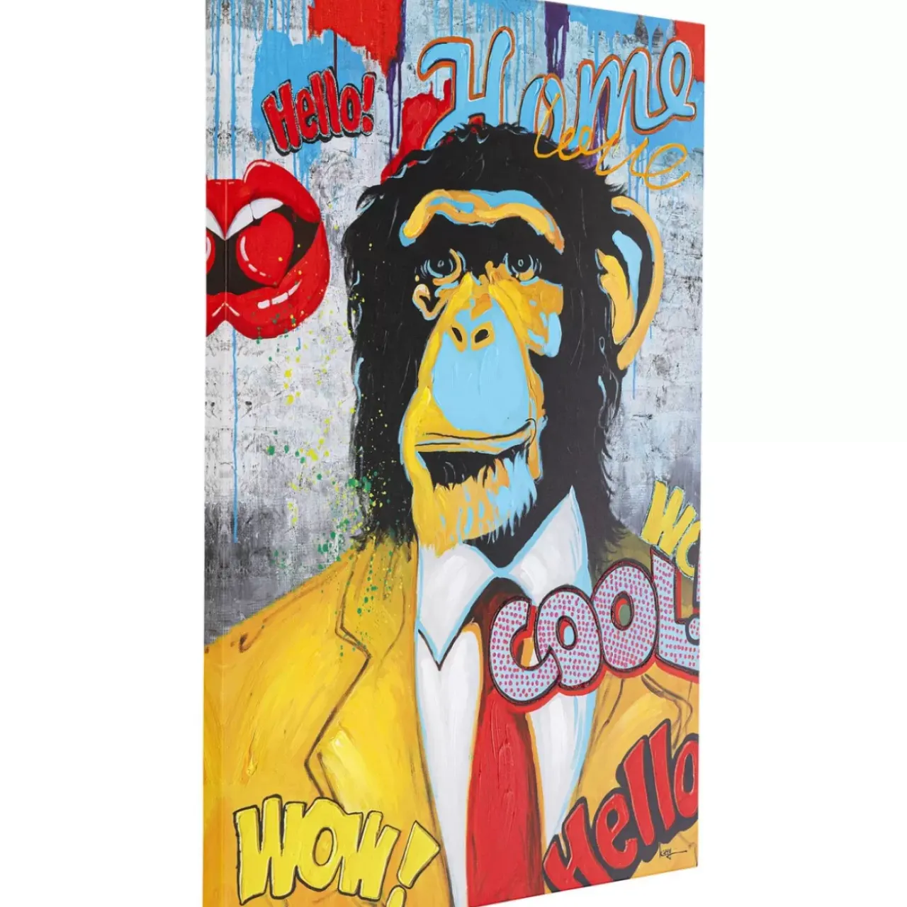 KARE Design Bilder-Bild Touched Show Monkey 120X90