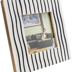 KARE Design Deko & Geschenkartikel-Bilderrahmen Black Stripes 17X17Cm