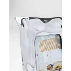 KARE Design Deko & Geschenkartikel-Bilderrahmen Jade Square Silber 13X18Cm