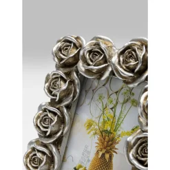 KARE Design Deko & Geschenkartikel-Bilderrahmen Romantic Rose Silber 11X13Cm