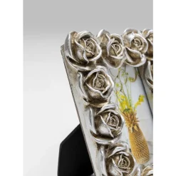 KARE Design Deko & Geschenkartikel-Bilderrahmen Romantic Rose Silber 11X13Cm