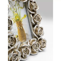 KARE Design Deko & Geschenkartikel-Bilderrahmen Romantic Rose Silber 11X13Cm