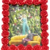 KARE Design Deko & Geschenkartikel-Bilderrahmen Romantic Rose Rot 26X31Cm