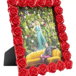 KARE Design Deko & Geschenkartikel-Bilderrahmen Romantic Rose Rot 26X31Cm