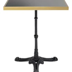 KARE Design Tische-Bistrotisch Kaffeehaus Rim Square Schwarz 60X60