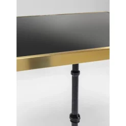 KARE Design Tische-Bistrotisch Kaffeehaus Rim Square Schwarz 60X60