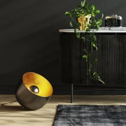 KARE Design Steh & Bodenleuchten-Bodenleuchte Apollon Smooth Schwarz O35Cm