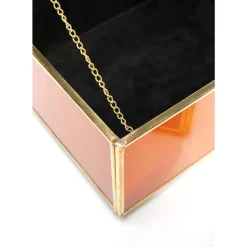 KARE Design Aufbewahrung & Ordnung-Box Neomi Orange Blau (2/Set)