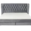 KARE Design Betten-Boxspringbett Benito Moon Grau 160X200Cm