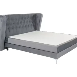 KARE Design Betten-Boxspringbett Benito Moon Grau 160X200Cm