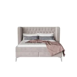KARE Design Betten-Boxspringbett Benito Moon Creme 180X200Cm