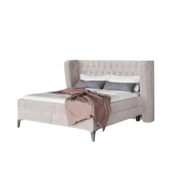 KARE Design Betten-Boxspringbett Benito Moon Creme 180X200Cm