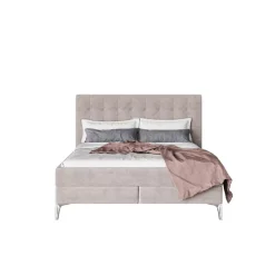 KARE Design Betten-Boxspringbett Benito Star Creme 160X200Cm