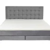 KARE Design Betten-Boxspringbett Benito Star Grau 160X200Cm