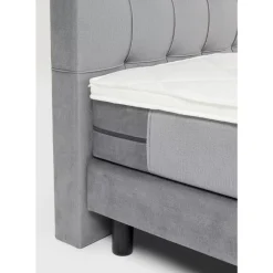KARE Design Betten-Boxspringbett Benito Star Grau 160X200Cm