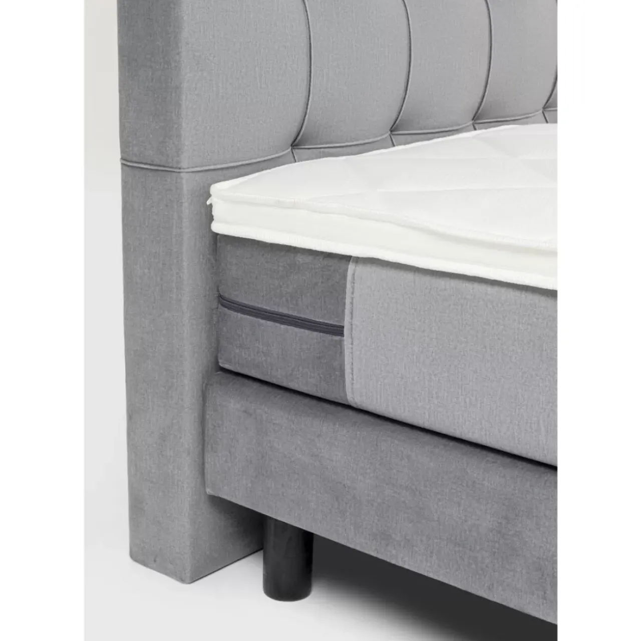 KARE Design Betten-Boxspringbett Benito Star Grau 160X200Cm