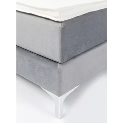 KARE Design Betten-Boxspringbett Benito Star Grau 160X200Cm