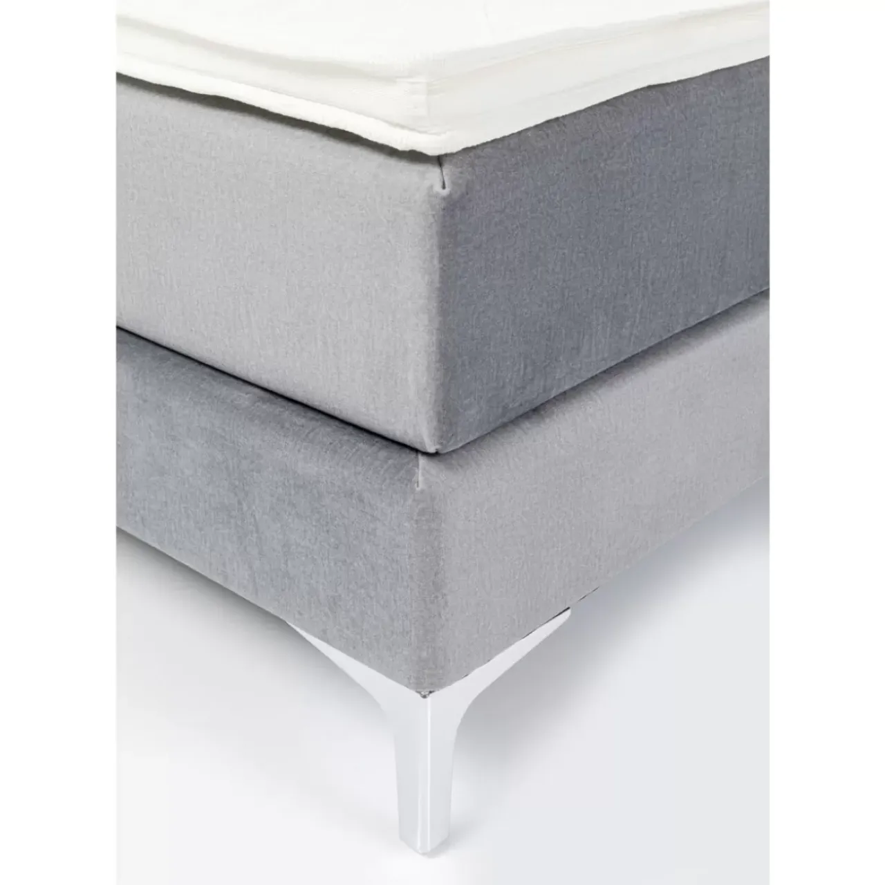 KARE Design Betten-Boxspringbett Benito Star Grau 160X200Cm