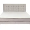 KARE Design Betten-Boxspringbett Benito Star Creme 180X200Cm