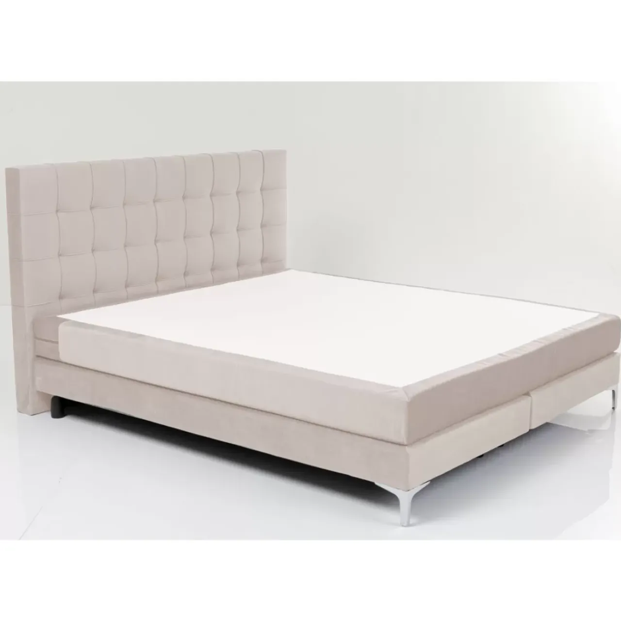 KARE Design Betten-Boxspringbett Benito Star Creme 180X200Cm